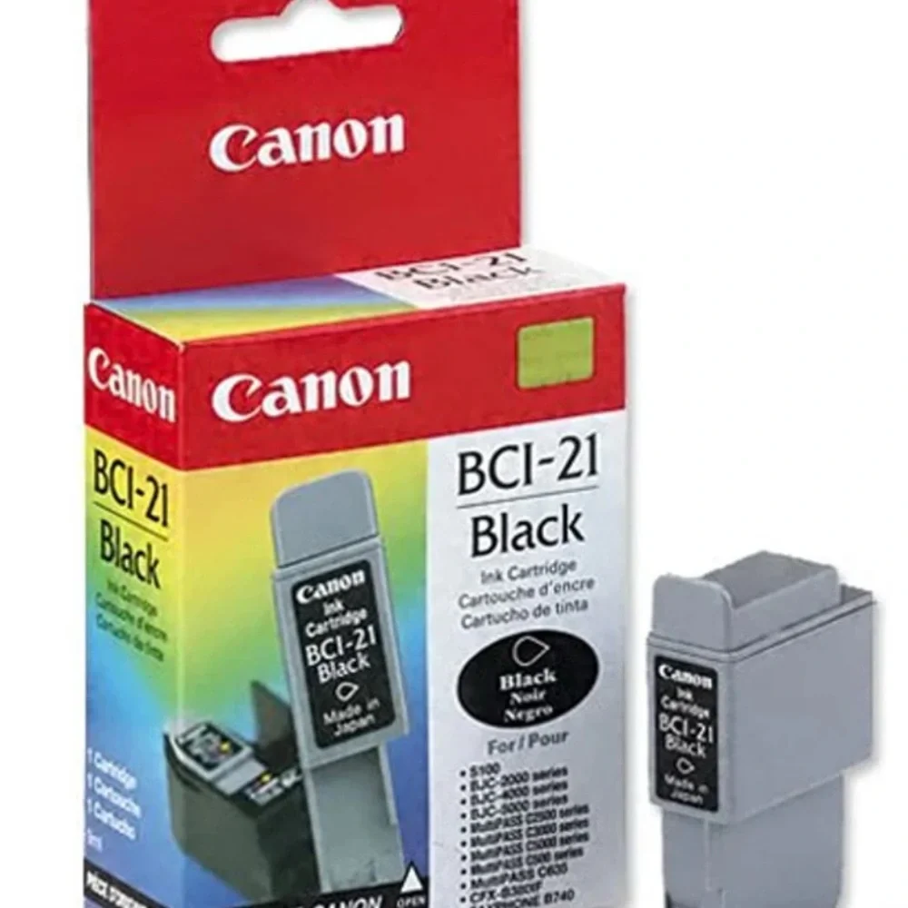 Canon BCI-21 Color (2pcs) & Black (1pcs)